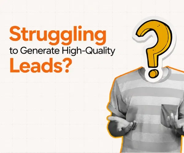 Confused figure with a question mark head, Addiaries digital marketing agency