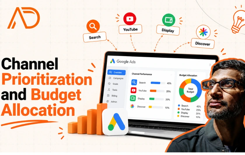Google Ads channel prioritization explained with High priority and Low priority budget settings
